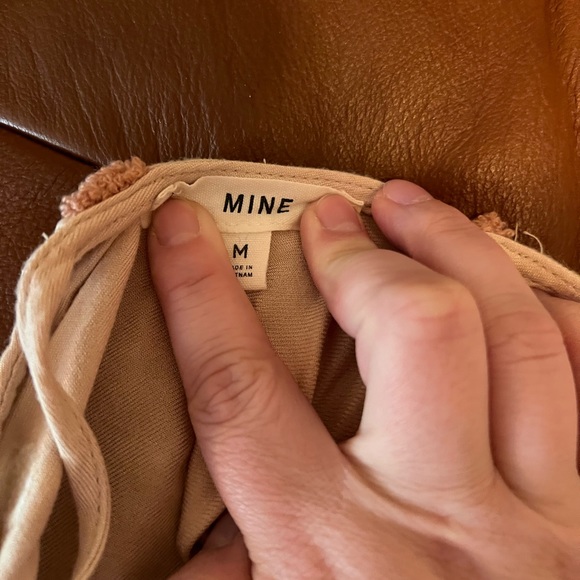 Multi-colored medium  tan blouse by Mine - Picture 3 of 5